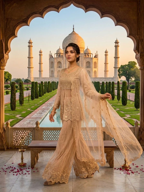 Noor-e-Taj Palazzo Set