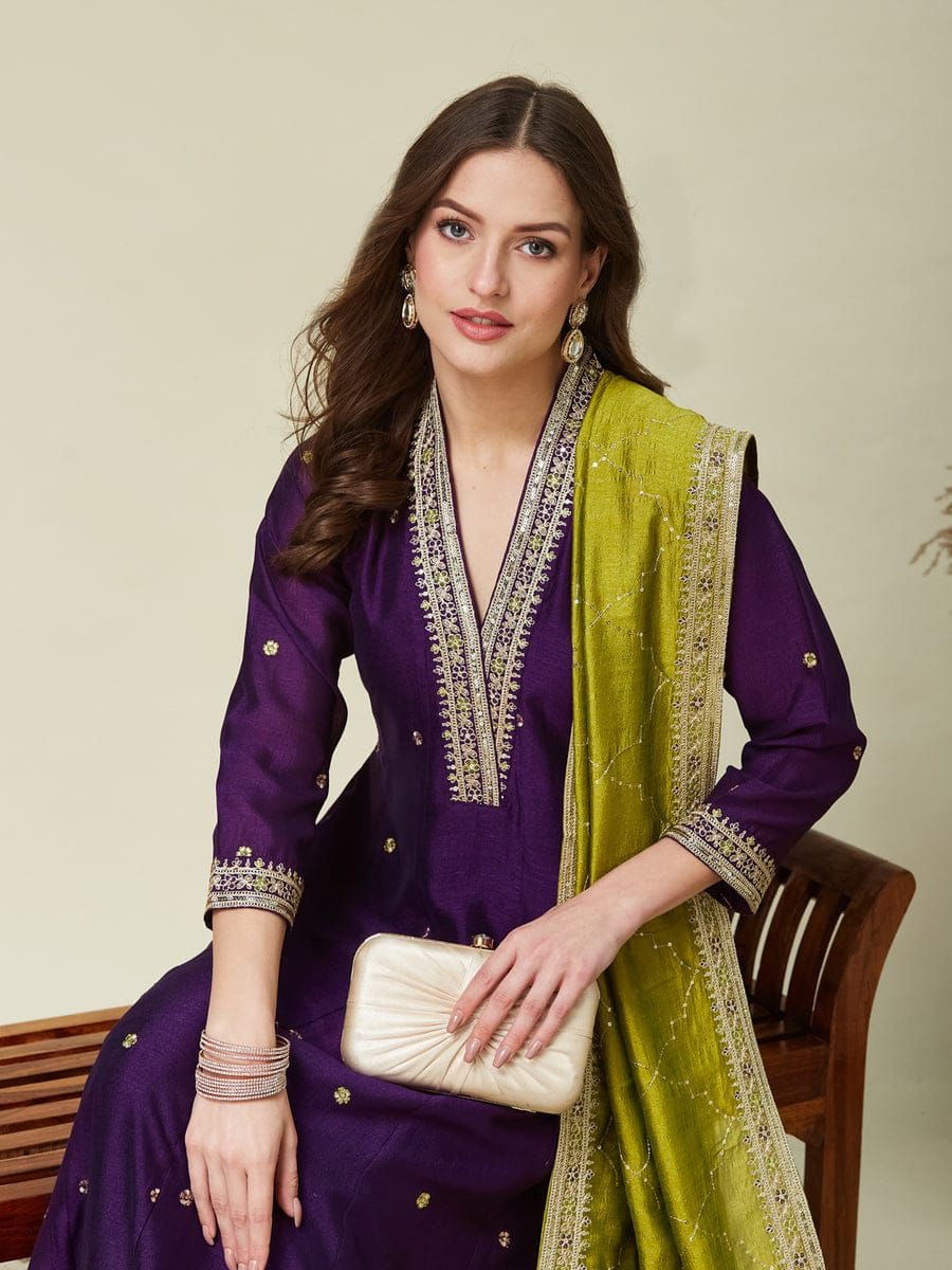 Anarkali Designers kurti Pent Set.