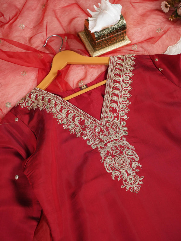 Crimson Charm dress