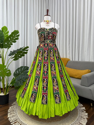 Peacock Queen Flared Gown