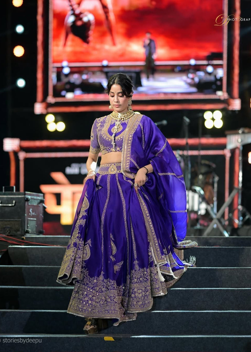Blue Aura Designer Gown