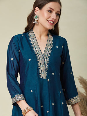 Anarkali Designers kurti Pent Set.