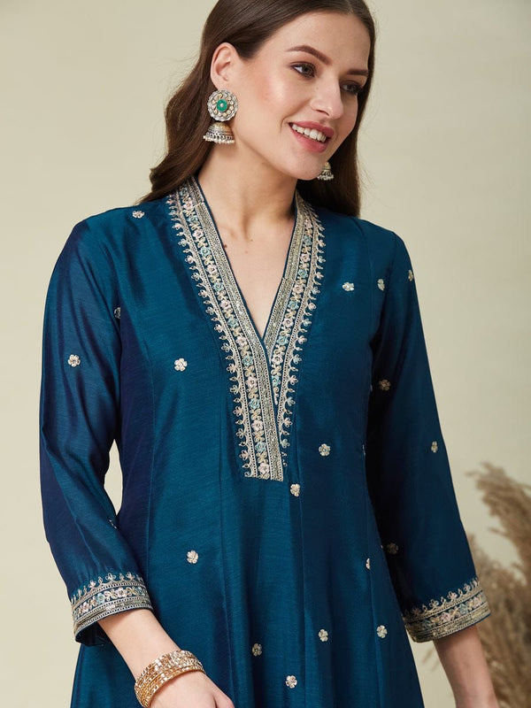 Anarkali Designers kurti Pent Set.