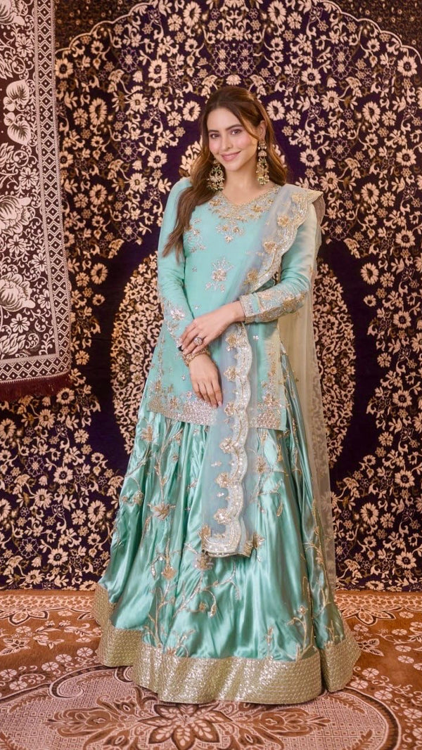Mint Royale Embroidered Ensemble