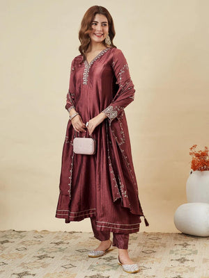Anarkali Designers kurti Pent Set