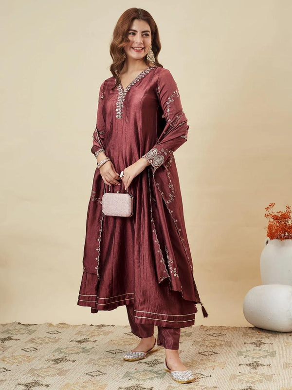 Anarkali Designers kurti Pent Set