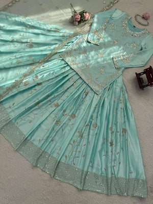 Mint Royale Embroidered Ensemble