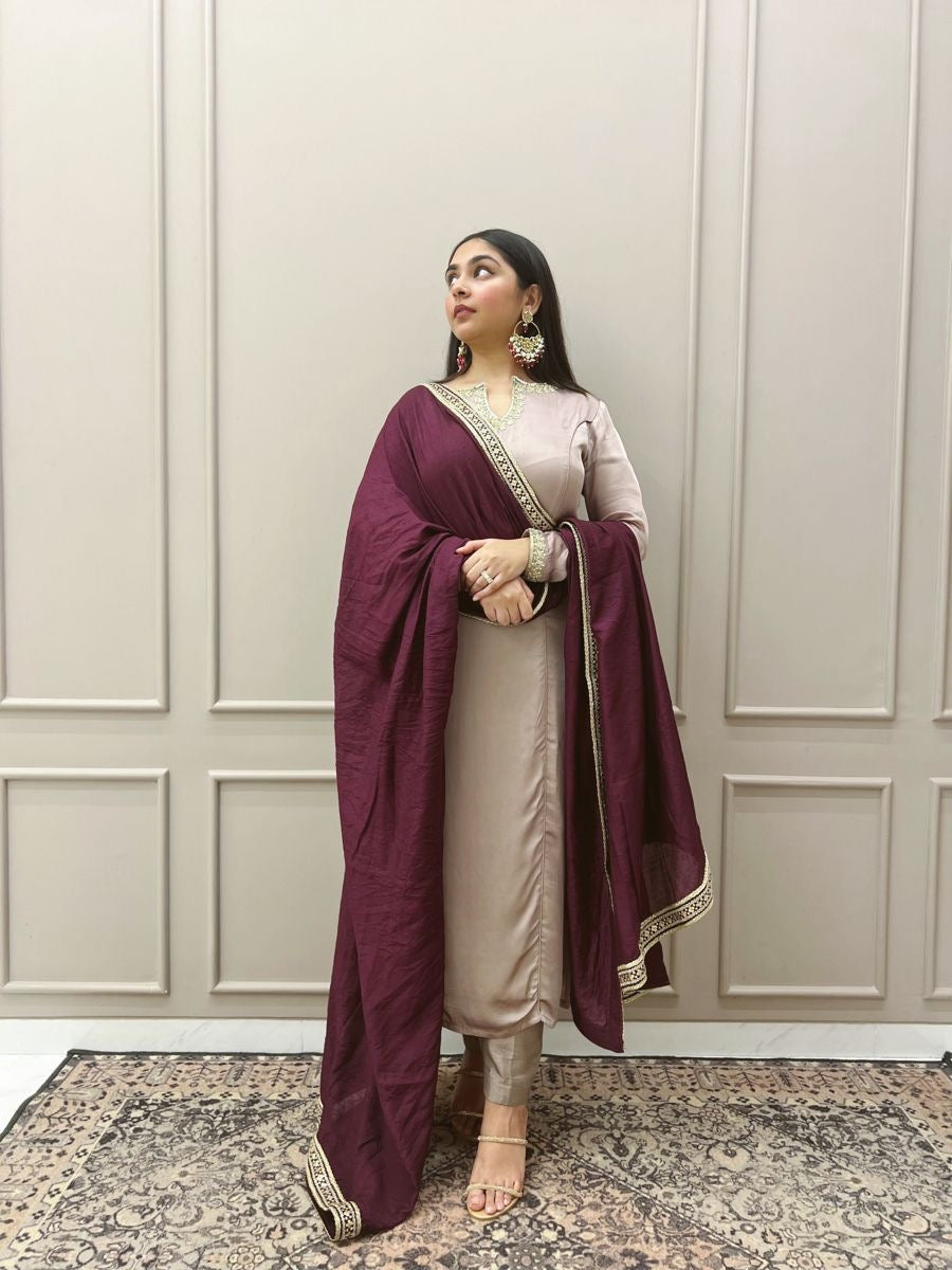 New Roman Fabric beautiful suit set