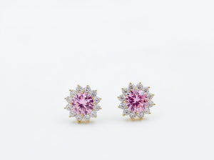 Pink Aura Earrings