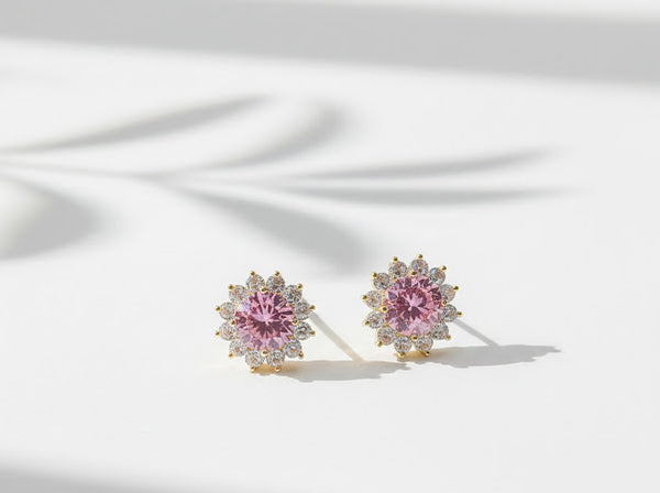 Pink Aura Earrings
