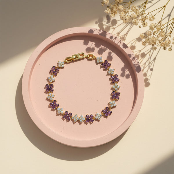 Lavender Bloom Bracelet