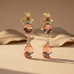 Blush Petal Drop Earrings