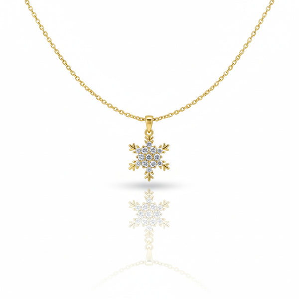 Snowflake Glow Necklace
