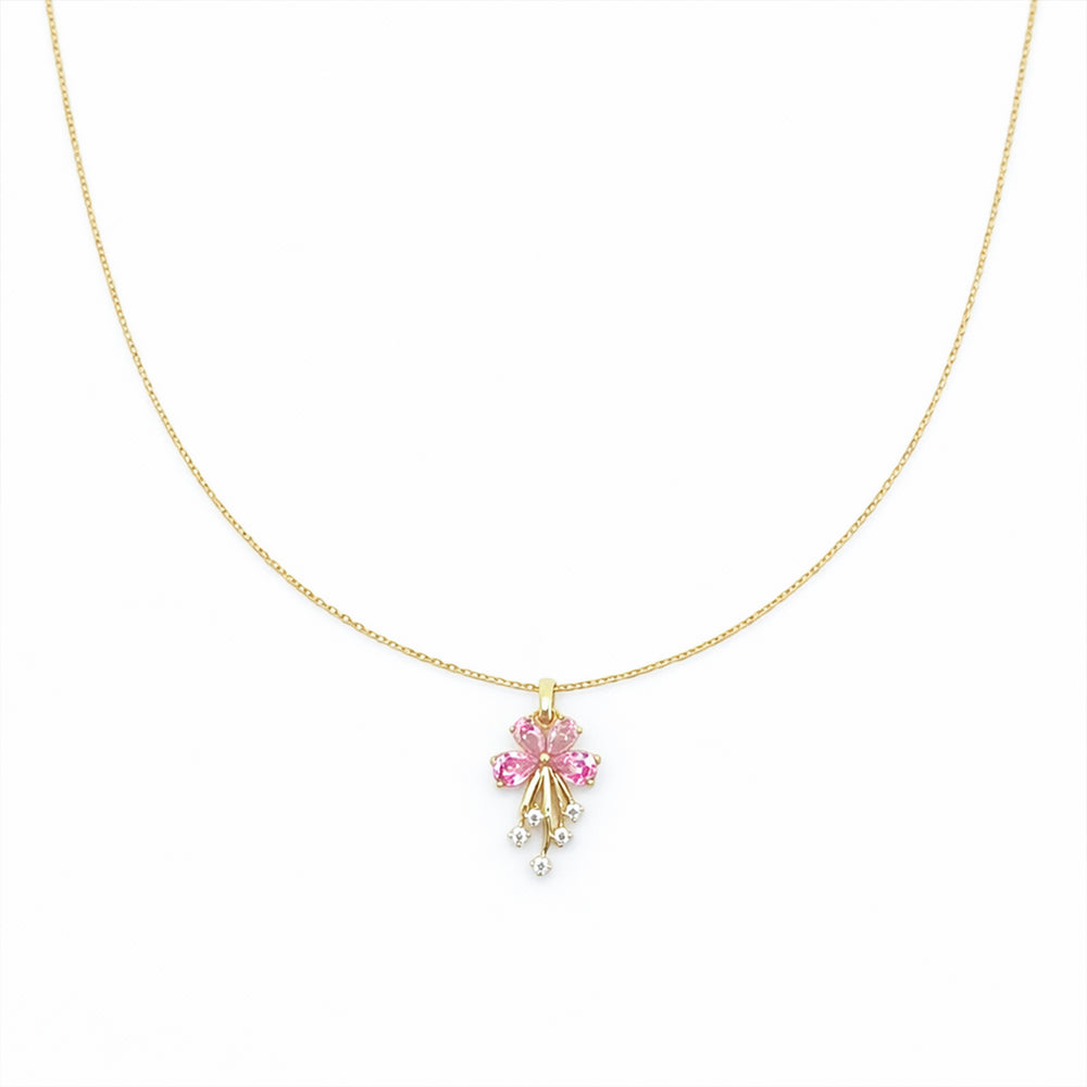 Blush Bloom Pendant Necklace