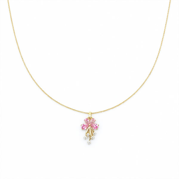 Blush Bloom Pendant Necklace