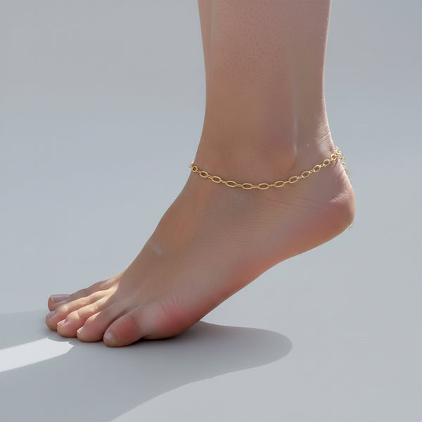 Golden Loop Anklet ✨