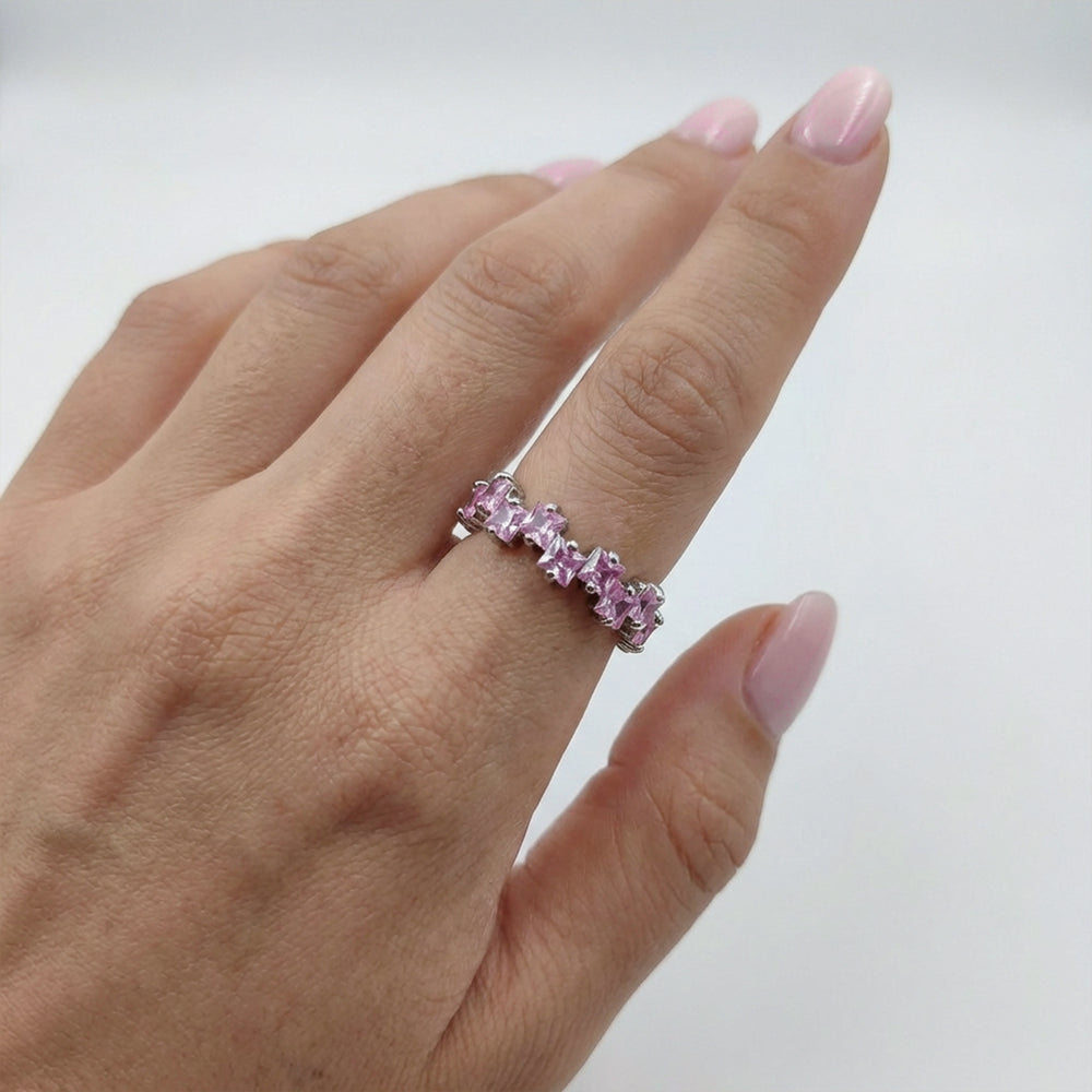 Light Pink Diamond Ring