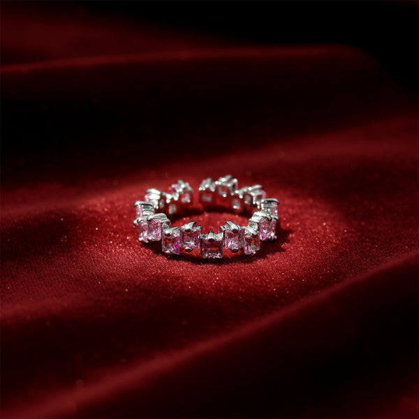 Light Pink Diamond Ring