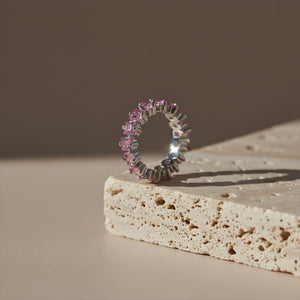Light Pink Diamond Ring
