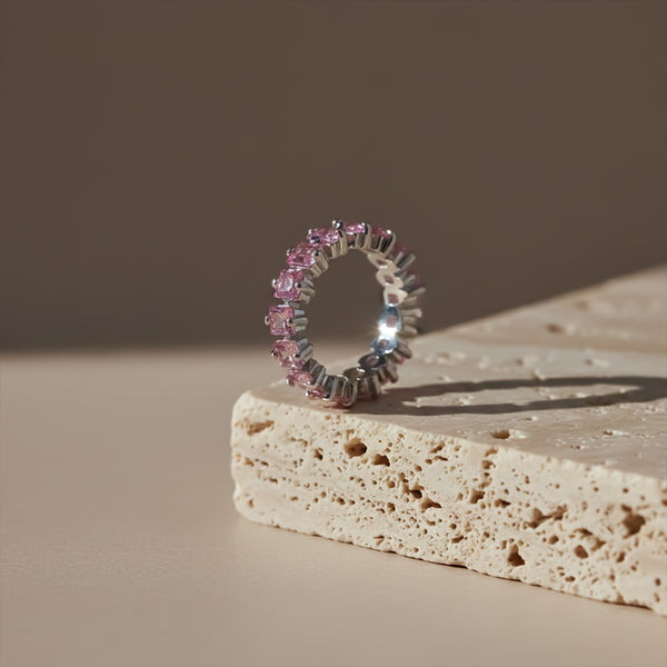 Light Pink Diamond Ring
