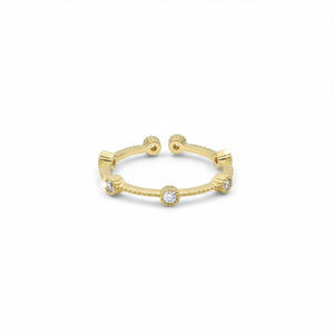 Trinity Gold Diamond Ring