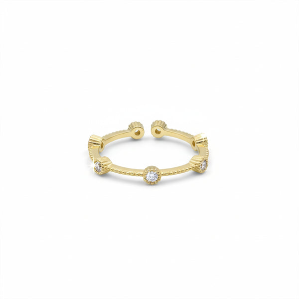 Trinity Gold Diamond Ring