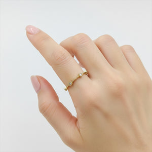 Trinity Gold Diamond Ring