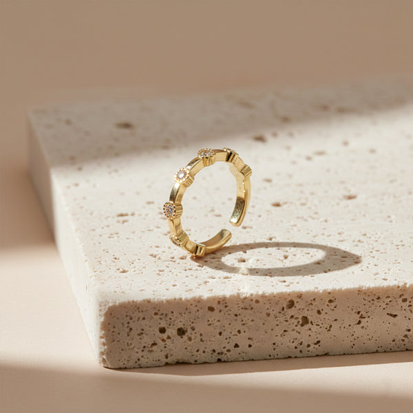 Trinity Gold Diamond Ring