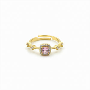Blush Gold Diamond Ring
