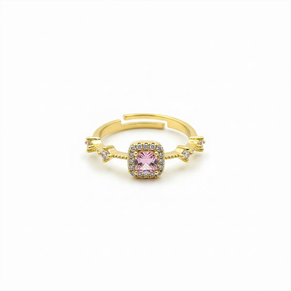 Blush Gold Diamond Ring