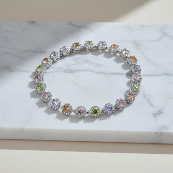 Pastel Love Charm Bracelet
