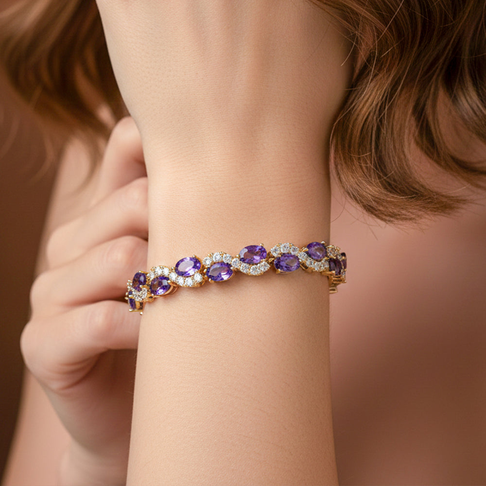 Royal Amethyst Bracelet