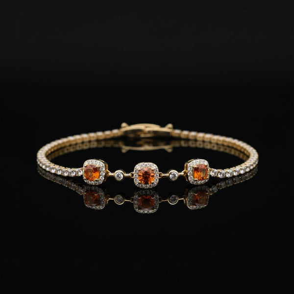 Sunset Wine Glow Bracelet