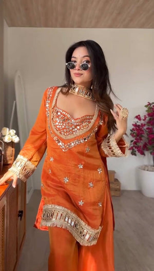 Noor Mirror Work Co-Ord Set