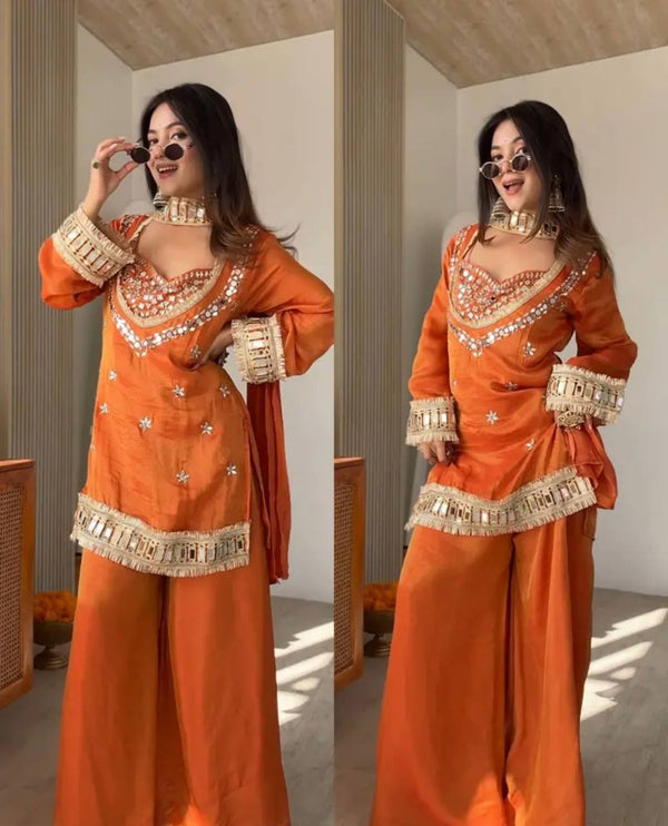 Noor Mirror Work Co-Ord Set