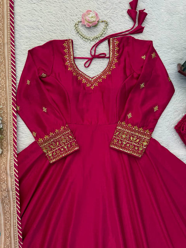 Designer Gown Set – Elegant Ethnic Wear
