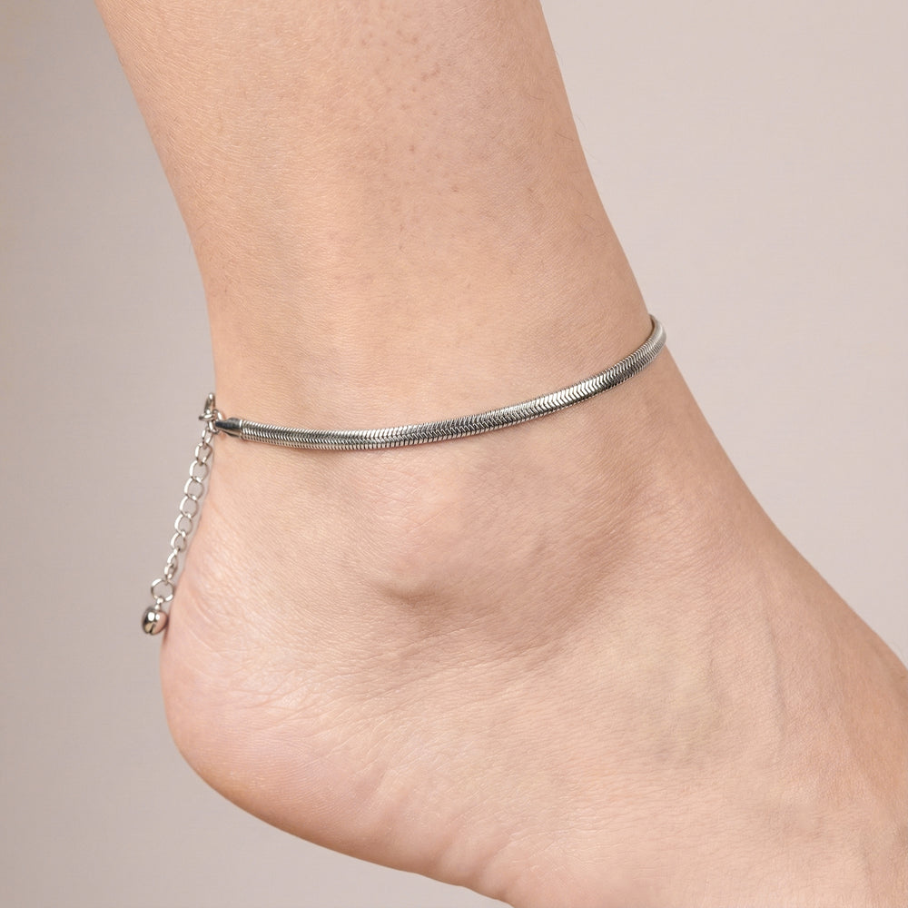 Silver Grace Anklet