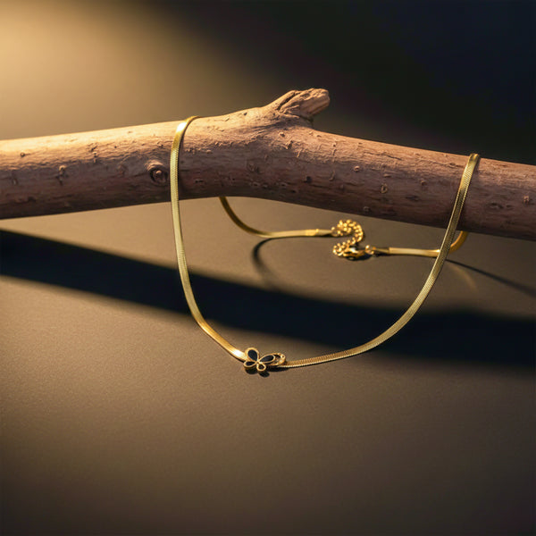 Golden Butterfly Necklace