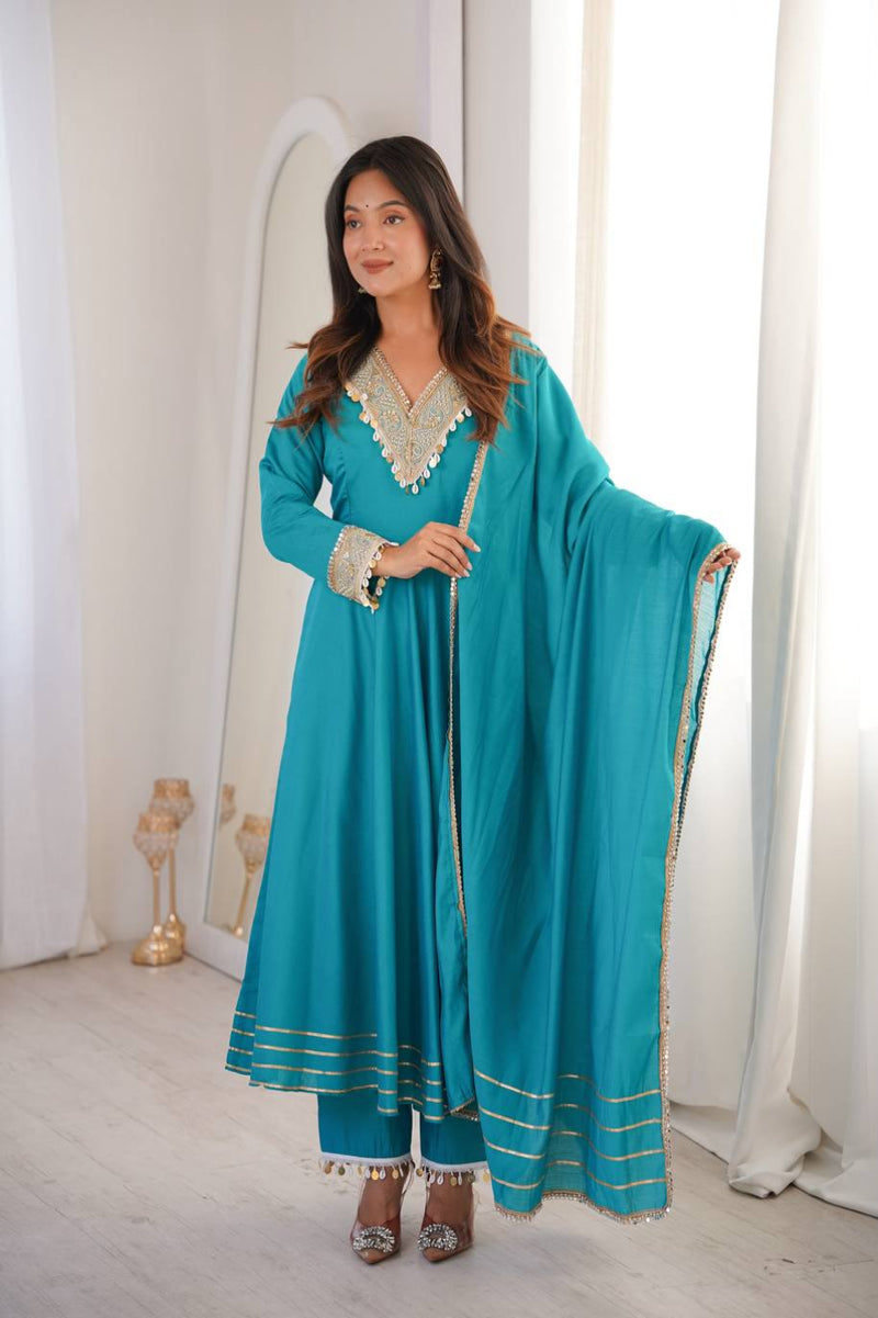 Meher Blue Elegance Dress