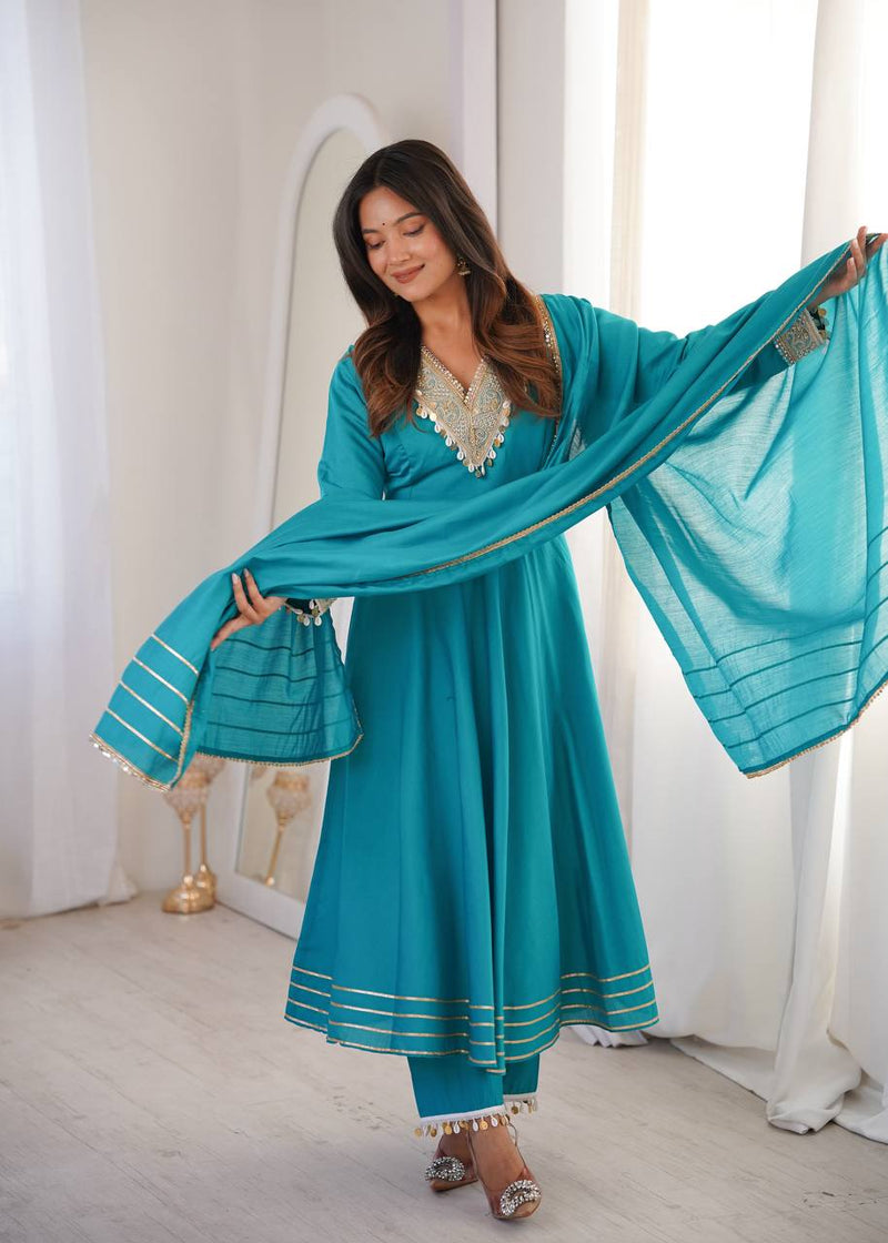 Meher Blue Elegance Dress