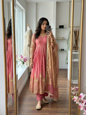Blush Pink Elegance Anarkali