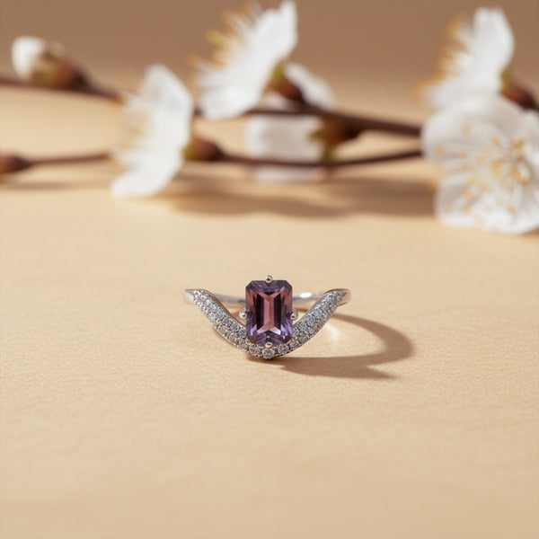 Royal Amethyst Spark Ring,