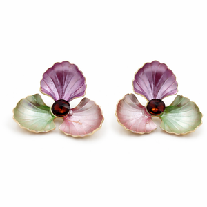 Bloom Spark Crystal Earrings