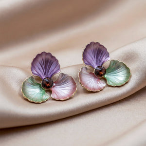 Bloom Spark Crystal Earrings