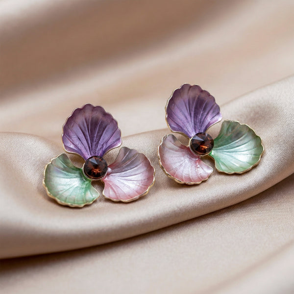 Bloom Spark Crystal Earrings