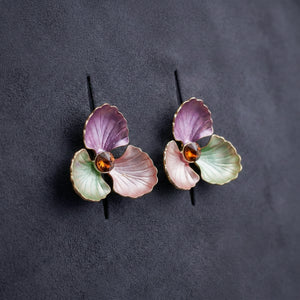 Bloom Spark Crystal Earrings