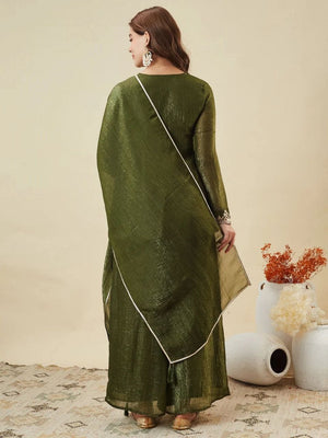 Crunchy Silk kurta & Plazzo Set