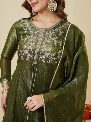 Crunchy Silk kurta & Plazzo Set