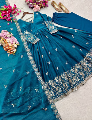 Midnight Sapphire Gown