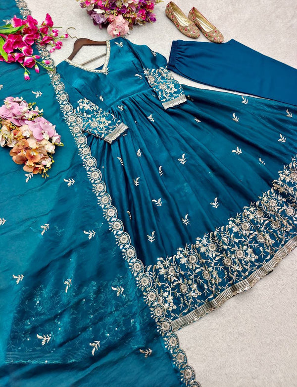 Midnight Sapphire Gown